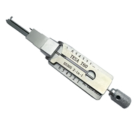 1PCS LISHI Style SS305 Perak 2-in-1 Set Alat Perbaikan untuk Kunci Eropa T60