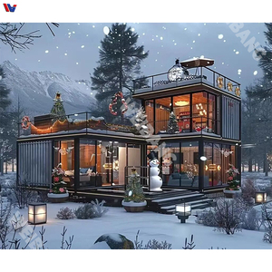 Complexe d'appartements préfabriqués multi-unités en conteneurs avec un design moderne pour l'hébergement des étudiants américains, les bureaux à domicile et l'utilisation en centre commercial - Product Image 2