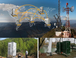 Armoire de télécommunication extérieure étanche IP55, armoire de rack de batterie 19 pouces avec système d'énergie solaire, armoire de télécommunication extérieure - Product Image 5