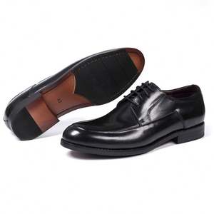 Zapatos Formales de Negocios para Hombre de Alta Gama, Lujosos, Hechos a Medida, de Cuero Genuino, con Cordones, Transpirables y Antideslizantes para Otoño - Product Image 4