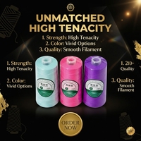 Fil 24s pour broderie et tricot, 250g, PP haute densité, couleur unie, pour la production de vêtements en tricot épais