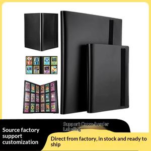 Album de cartes à neuf compartiments, grande capacité, en PP, avec sangle noire, 360 emplacements pour cartes Pokémon et jeux, personnalisable avec logo - Product Image 2