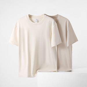 Camisetas Negras Lisas Unisex de Talla Grande, 100% Algodón, Holgadas, Personalizables, Camiseta de Manga Corta para Hombre, Camiseta con Logotipo Impreso Personalizado - Product Image 2