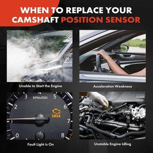 A-Premium Nouveau Capteur de Position du Vilebrequin, Lot de 4, Sortie Push-Pull, Montage sur Bride pour Chevrolet Equinox Traverse Captiva Sport GMC - Product Image 6