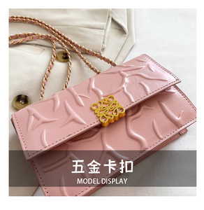 2024 nuevos bolsos de lujo para mujer, bolsos de diseñador de Color sólido con una sola Correa, forro de PU, bolso de mano para mujer al por mayor - Product Image 2