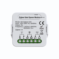 Module de commande intelligent pour ouvre-porte de garage Tuya Zigbee, télécommande vocale, compatible avec Alexa et Google Home Assistant
