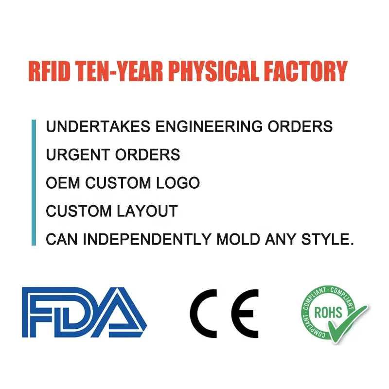 色は125khz EM4200 IDまたは13.56Mhz HF ICチップスウォッチでRFIDリストバンドをカスタマイズできます