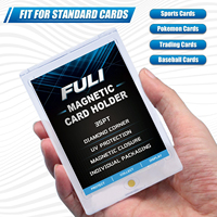 Porte-cartes magnétique One Touch Premium 35PT avec protection UV, étui transparent pour cartes à collectionner et cartes sportives