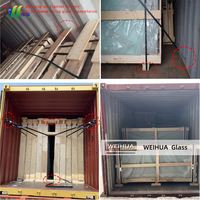 Bâtiment verre feuilleté trempé personnalisé 5mm 6mm 8mm 10mm 12mm clair trempé panneau de verre trempé usine