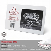 Tarjetas NFC RFID sin contacto Lock Trading Menu Gift Bank 1K/213/215 Center, tarjetas inteligentes para negocios con impresión personalizada