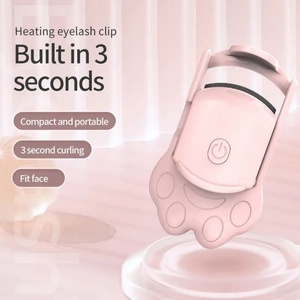 Recourbe-cils électrique chauffant portable mini rechargeable en forme de patte de chat, à chaleur longue durée - Product Image 2