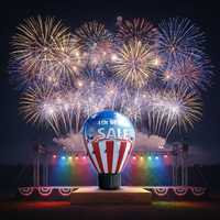 Vente flash : ballon publicitaire géant en forme d'ampoule, en PVC, imperméable, pour décoration