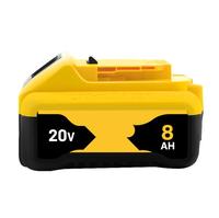 Batterie de remplacement DeWalt DCB208 pour outils électriques sans fil 20V 8Ah, autonomie continue de 5 heures, 21700 cellules 5S2P ou 5S3P