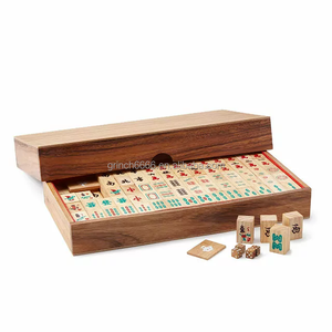 Set di giochi MahJong in <span class=keywords><strong>legno</strong></span> artigianale - Product Image 2