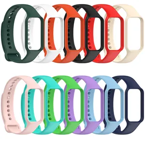 For xiaomi band 8 active strap silicone ruber strap for miband 8 active strap