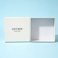 Boîte d'emballage de luxe sur mesure, boîte cadeau en papier recyclable avec couvercle et base, ensemble de boîtes de rangement en carton de marque