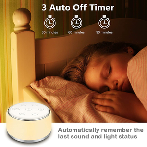 Máquina de Ruido Blanco para Bebés <span class=keywords><strong>en</strong></span> Oferta, 34 Sonidos Relajantes, Ayuda para Dormir con Luz Nocturna Colorida, Máquina de Sonido de Ruido Blanco Portátil - Product Image 5
