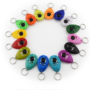 थोक गर्म बिक्री बहु-रंग प्लास्टिक पालतू कुत्ते प्रशिक्षण धातु क्लिकर ध्वनि बंद प्रशिक्षण सीटी कुत्ते खिलौने - Product Image 4