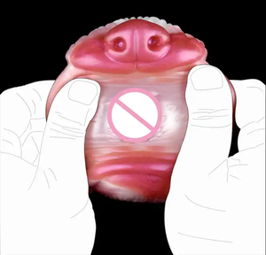 Yocy ถ้วยซิลิโคนเหลวสองช่องสำเร็จความใคร่ด้วยตนเองสมจริงสัตว์จิ้งจอกนวดทวารหนักผู้ใหญ่เซ็กซ์ทอย - Product Image 3