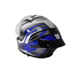 Casque de moto intégral certifié Dot Racing classique unisexe avec visière ABS plusieurs couleurs état neuf - Product Image 5