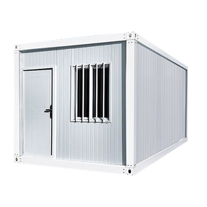 Villa facile da assemblare con parete frontale in vetro e terrazza a basso costo azienda che costruisce una confortevole casa modulare prefabbricata - Product Image 4