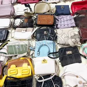 Ukay ukay fornecedores diretos segunda mão saco vários bolsos uso diário bolsa de couro sling bolsa mistos fardos