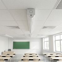 Barre lumineuse LED IP20 3CCT 60cm 120cm 150cm, couvercle PC dépoli commutable, alliage d'aluminium, garantie 5 ans, installation facile, pour écoles