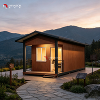 Idéal pour la construction de maisons modulaires préfabriquées à deux étages avec panneaux sandwich, design moderne, hôtel de glamping de luxe, installation facile