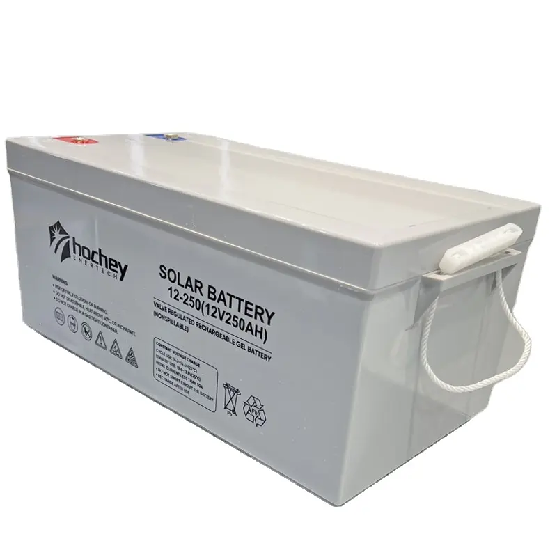 Hochey Cheapest 250ah Lead Acid Deep Cycle Long Life 12 Volt Battery