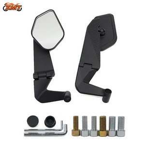Rétroviseurs pliants universels pour <span class=keywords><strong>moto</strong></span> en alliage d'aluminium, accessoires de modification pour <span class=keywords><strong>moto</strong></span> - Product Image 3