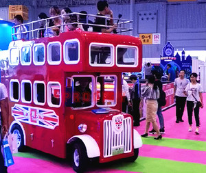 Bus touristique à deux étages électrique à batterie populaire pour parc d'attractions 2020 à vendre - Product Image 2