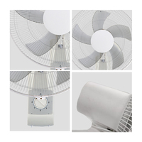 Ventilateurs muraux oscillants de haute qualité pour salle de bain, électriques, avec commande, pour usage domestique, en plastique