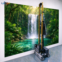 2026 LINCJET LC Printer Inkjet UV 2-in-1 untuk Dinding dan Lantai (DX7) Tinta Berbasis Air Cepat Kering Semi-Otomatis untuk Resolusi Tinggi