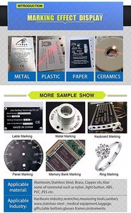 2021 مجوهرات الذهب حلية فضيّة متدلّية خواتم قلادة أساور مجوهرات 30w 50w النقش بالليزر آلة وسم - Product Image 6