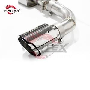Échappement Catback VORTEX SUS304 Valvetronic pour AUDI Q7 3.0T/3.6 2005-2015 Quad Tips Direct Bolt-On - Product Image 3