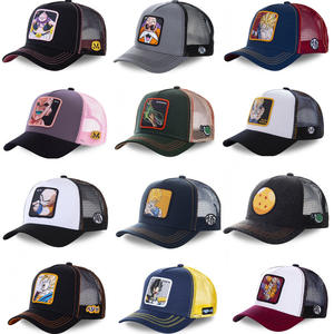 Sombrero de béisbol personalizado de Anime de fábrica al por mayor, sombrero con icono bordado de dibujos animados, <span class=keywords><strong>Dragon</strong></span> <span class=keywords><strong>Ball</strong></span>, hip-hop, moda Anime, <span class=keywords><strong>gorra</strong></span> de béisbol de verano - Product Image 1