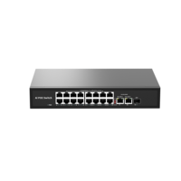 Penawaran Spesial Switch POE Industri Tanpa Manajemen dengan 16 Port Ethernet 10/100M + 2 Port Ethernet 10/100/1000M + 1 Port Optik SFP 1000M