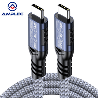 Câble de charge et de transfert de données USB4 40 Gbit/s 240 W, haute vitesse, tressé, prend en charge 8K/60Hz, robuste pour iPhone/MacBook/iPad/