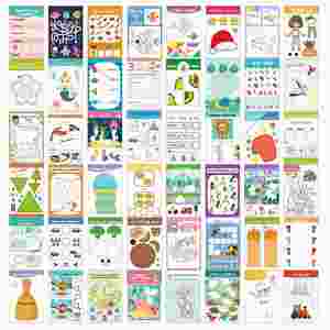Kindergarten Activity Toy Colorful Diy Art Kits Scissor Skills Craft Custom Coloring <b>Book</b> - Product Image 5