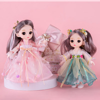 Nouvelles poupées miniatures en plastique de 17 cm (6 pouces) pour filles, style antique, divers styles, surprise Hanfu, princesse, cadeau pour enfants, 2025