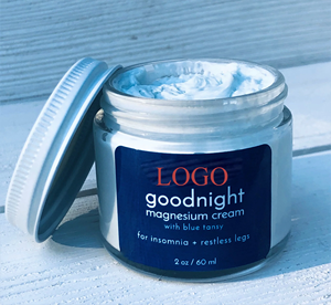 Loción <span class=keywords><strong>corporal</strong></span> <span class=keywords><strong>reafirmante</strong></span> Etrun Muscle Magnesium Organic Lavender good Sleep Cream con Blue Tansy Chamomile - Product Image 1