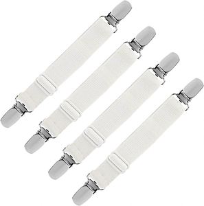 Wholesale Thetrend Effective Elastic Bed <b>Sheet</b> Holder <b>Plastic</b> Head Disposable Band Straps Clips OEM Accepatable Blister Laundry - Product Image 1