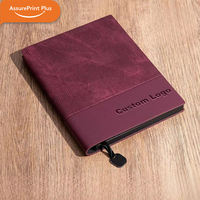 Ensemble cadeau d'entreprise de luxe personnalisé avec logo A5, agenda hebdomadaire 2027, couverture rigide, feuilles mobiles, carnet en cuir PU
