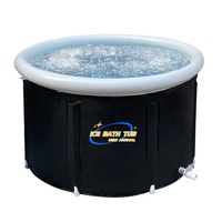 Nouveau grand bain de glace portable plongeant froid trempage récupération athlètes PVC baignoires de glace gonflables