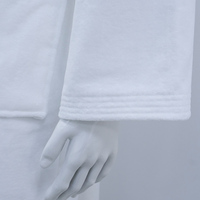 Peignoirs en gros : Nouveaux modèles de luxe en tissu éponge brodé, super doux et chauds, 100 % coton tricoté, manches longues, coupe intégrale