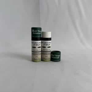 Hecho a mano 10g patrón cosméticos lápiz labial embalaje biodegradable cilindro tubo de cartón contenedores barato personalizado lápiz labial - Product Image 1