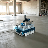 Robot de nivellement automatique au laser pour l'épandage de mortier de béton, les revêtements de sol intérieurs et la construction.