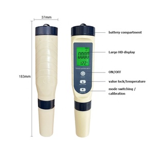 Xmt MF-H51 Chất Lượng Cao 5 Trong 1 Tds/EC/PH/Độ Mặn/Nhiệt Độ Meter Bút Kỹ Thuật Số Chất Lượng Nước Màn Hình OEM ODM Không Thấm Nước - Product Image 2