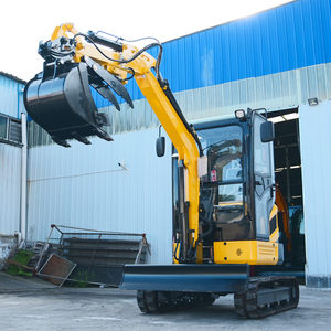 Spedizione gratuita 2.6 tonnellate idraulico Mini escavatore movimento terra macchine piccolo scavatore fattoria cortile ristrutturazione Micro Bagger - Product Image 4