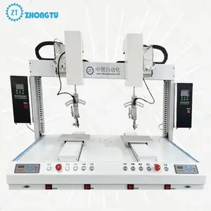 High Quality Desktop automatic 4 Axis Dip Soldering Robot PCB Solder Machines Automatic Soldering Robot machine